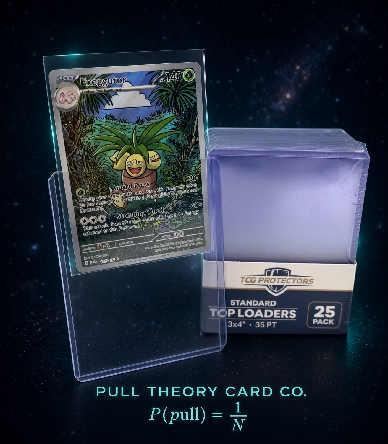 TCG Protectors Standard Top Loaders 25 Pack